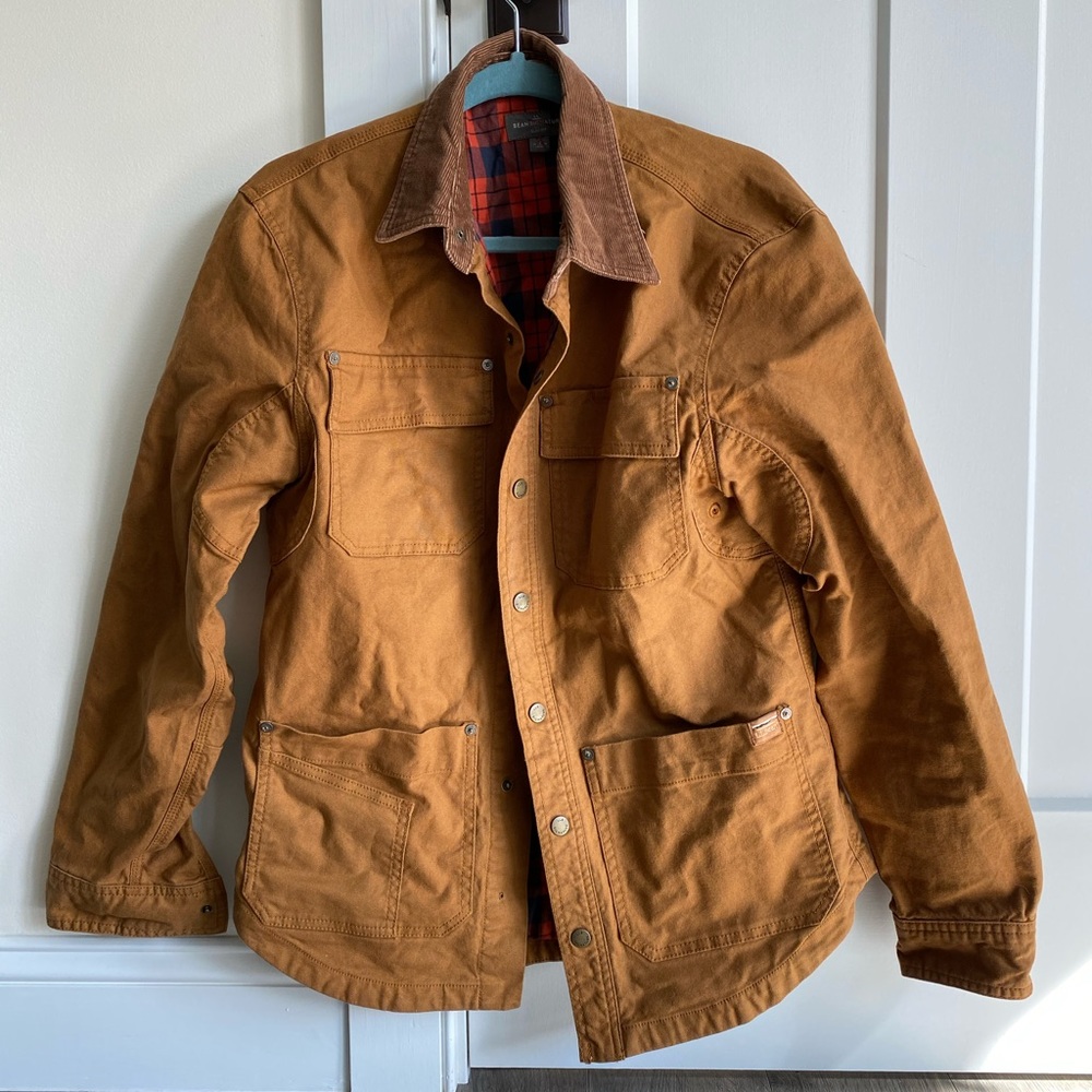 L.L.Bean Men’s Signature Lined Canvas Shirt Jacket